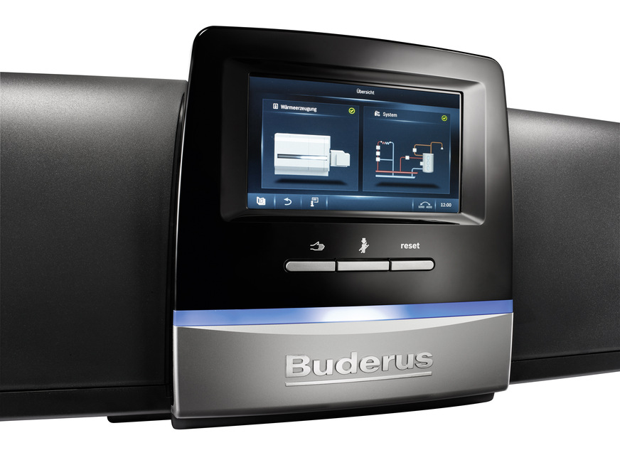 Auch bei der Bedienung von Heizsystemen hat das Zollmaß Einzug gehalten: Das Regelsystem Buderus Logamatic 5000 verfügt beispielsweise über einen 7 Zoll Touch-Bildschirm