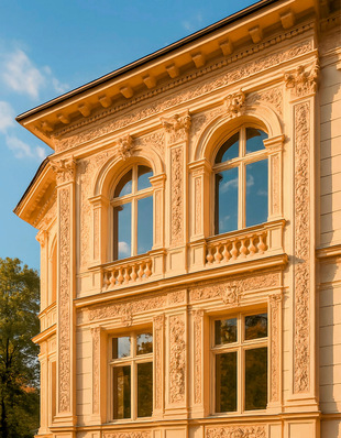 © Bild: DALL·E/Held/SBZ Monteur Wer traut sich zu den U-Wert dieser Außenwand zu bestimmen? Nach dem Lesen dieses Berichts, jeder!