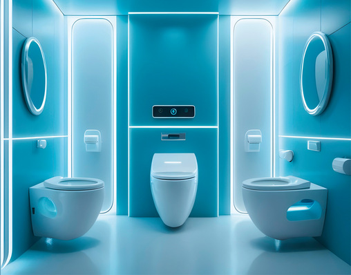 © Bild: minimalistSTD  –  stock.adobe.com Vielleicht sehen die WCs der Zukunft so aus.